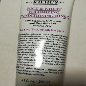 Kiehl's rice and wheat conditioning rinse.